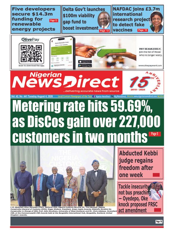 Cover of the Tuesday, 4 August 2026 edition