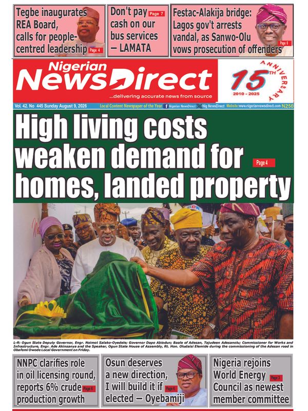 Cover of the Sunday, 9 August 2026 edition