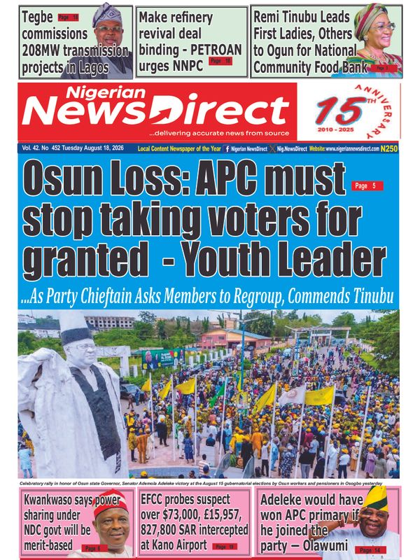 Cover of the Tuesday, 18 August 2026 edition