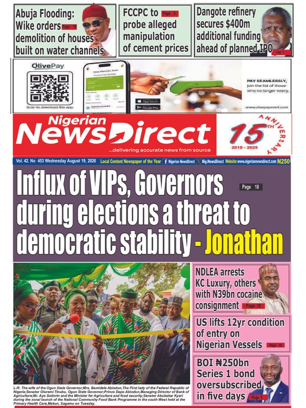 Cover of the Wednesday, 19 August 2026 edition