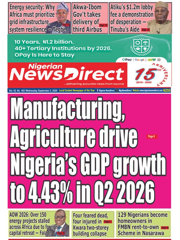 Cover of the Wednesday, 2 September 2026 edition