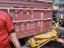 Container truck crushes 10 motorcycles, others in Ibadan