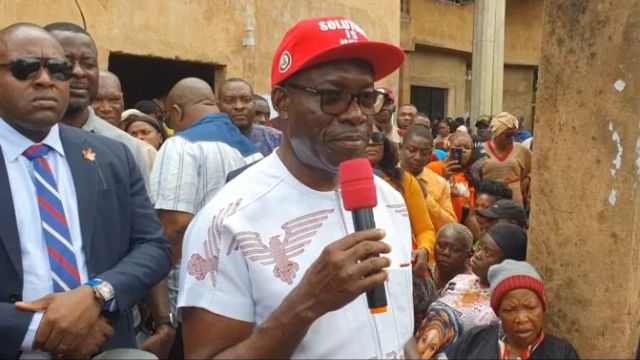 Anambra By-Election: Soludo votes, decries alleged violence in Nnewi