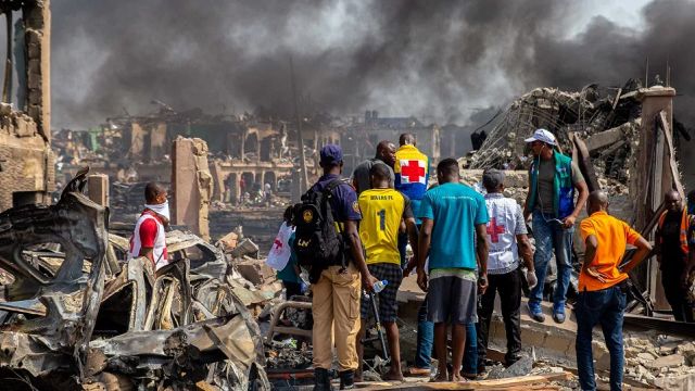 Police investigate Lagos explosion
