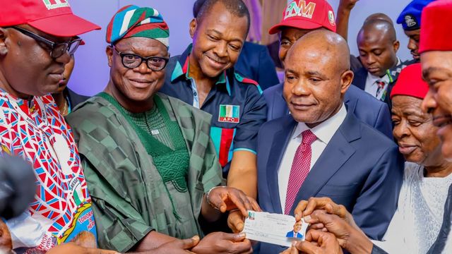 JUST IN: Gov Peter Mbah defects to APC