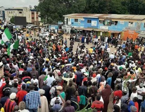 Protest Day 5: Protesters return to Gani Fawehinmi park, Lagos