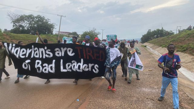 Protesters hold one-million man march in different parts of the country