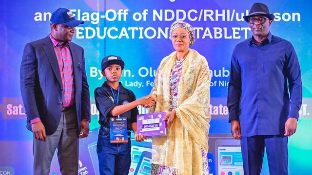 Tinubu flags off distribution of 45,000 U-lesson educational tablets in N’Delta