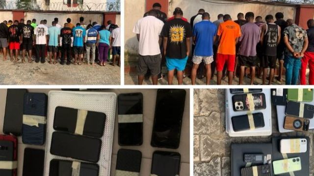 EFCC arrests 35 suspected internet fraudsters