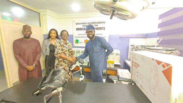 NNPC Ltd donates medical equipment to foundation to improve healthcare access