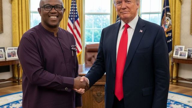 Peter Obi dismisses doctored photos with Trump, MC Oluomo