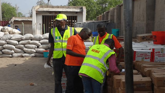 NEMA distributes palliatives to 2025 flood victims in 2025 flood victims