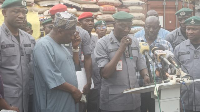 Customs intercept 8 trailers of rice, contrabands worth N1.18bn in Ogun, Oyo, others