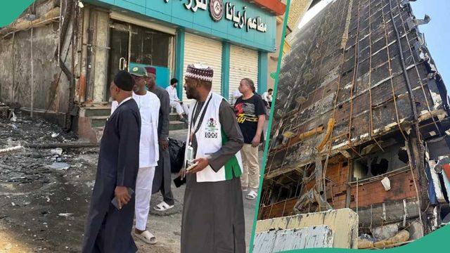 Senate c’ttee visits pilgrims’ hotel affected by fire