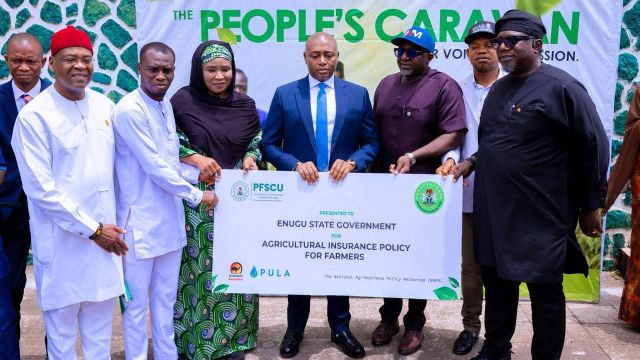 Enugu Gov’t partners Presidency to insure 9,000 farmers, boost food security