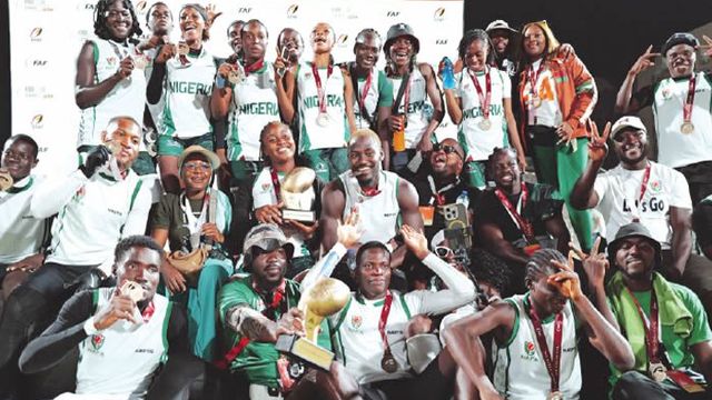 Nigeria clinches double gold at inaugural African Flag Football Championship in Cairo