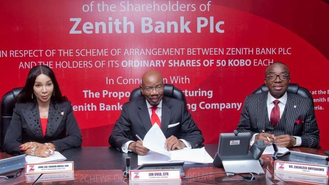 Shareholders give nod for Zenith restructuring to HoldCo