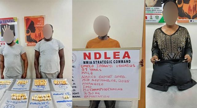 NDLEA arrests Brazil returnees with 116 wraps of heroin, cocaine at Lagos Airport