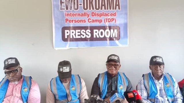 Okuama locals storm Ewu-Okuama IDP camp for massive registration
