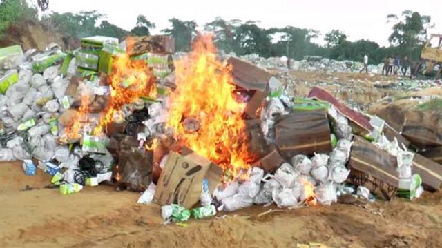 NAFDAC destroys fake, expired, and smuggled products worth over N10.9bn
