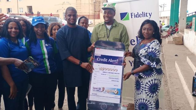 Youth empowerment: NYSC member bags N.5m from Fidelity Bank