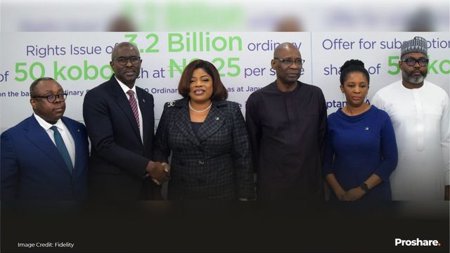 Fidelity Bank to raise N127.1bn public offer