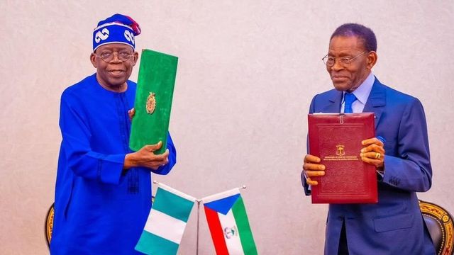 Tinubu, Mbasogo sign agreement on Gulf of Guinea gas pipeline