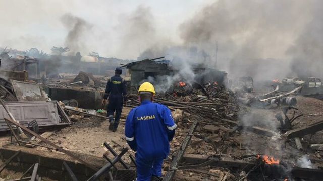 Gas explosion razes 300 shanties, affects school in Lagos community