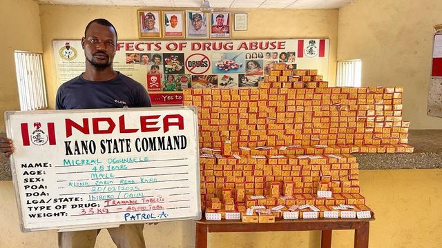 NDLEA recovers tramadol pills concealed in gas cylinder in Kano, Lagos raids