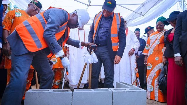 Sanwo-Olu unveils Ibom Towers project, emphasises inter-state collaboration, economic growth