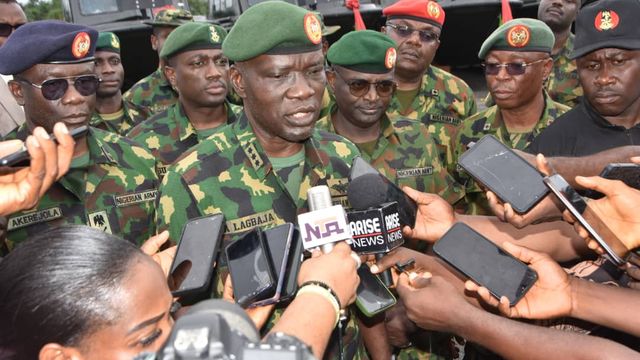 COAS inaugurates new projects in 3 Division, near Jos