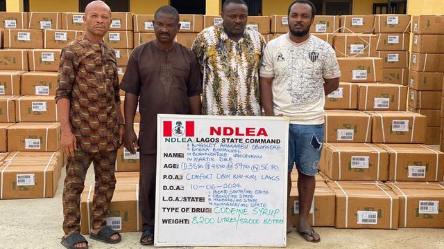 N4.7bn cocaine, meth seized as NDLEA bursts Lagos warehouse, arrests siblings in Aba
