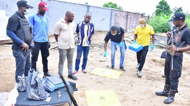 Wanted drug baron arrested in village mansion as NDLEA recovers meth, precursors, guns