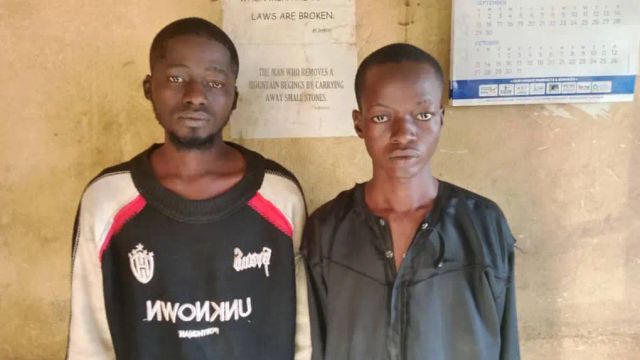 Two alleged phone thieves apprehended in Minna
