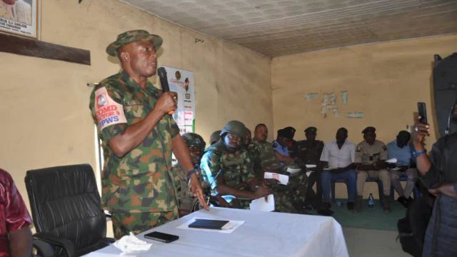 Brigade commander urges community leaders collaboration to strengthen security in taraba