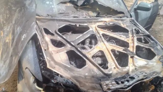 Suspected arsonists set ablaze the palace and properties of self acclaimed monarch in kogi