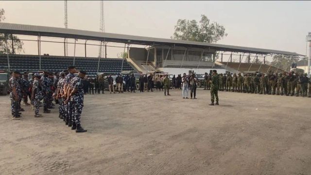 Joint security forces deployed for crime free celebration during the festive season in imo