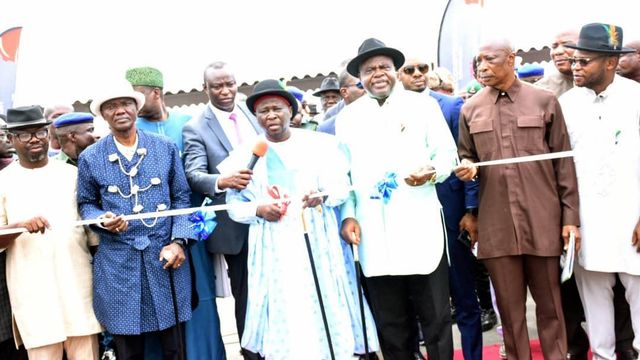 Fintiri commissions landmark projects in Bayelsa, lauds Diri’s developmental strides