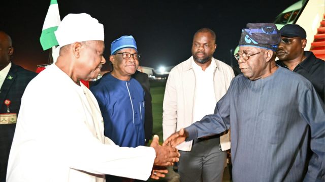 Tinubu returns to Abuja after working visit to Europe