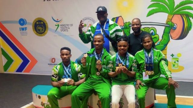 African Weightlifting Championship: Team Nigeria lifters win 12 medals at opening