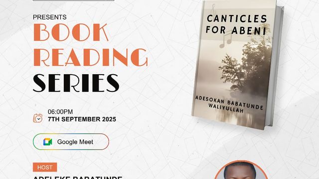 INKspiredng Book Reading series returns with Babatunde Adesokan in Ep. 2