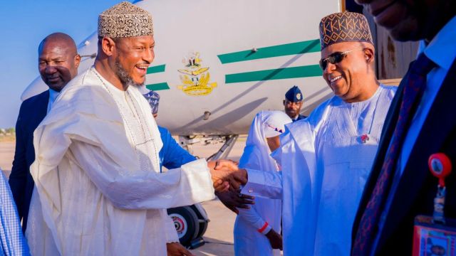 Shettima arrives in Katsina to inaugurate national MSMEs clinic
