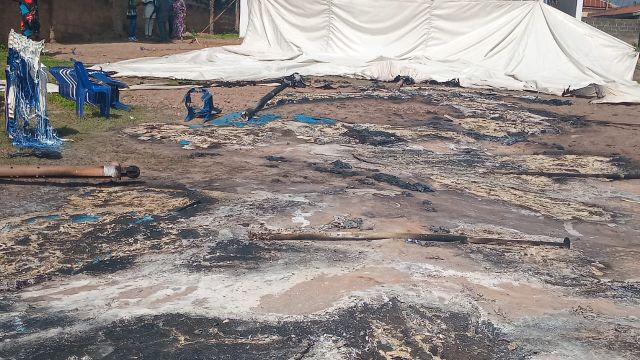 Ekiti Guber: Hoodlums set ADC secretariat ablaze in Ado-Ekiti