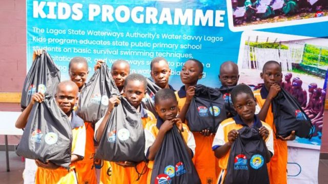 LASWA trains Badagry schoolchildren on swimming skill