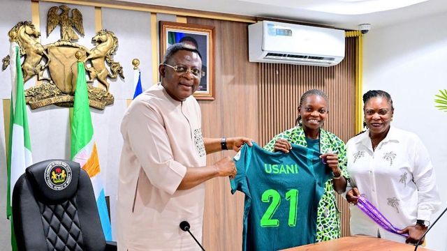Otu gifts N50m, land, to Miracle Usani of Super Falcon