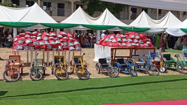 Katsina distributes wheelchairs, learning kits to 500 out-of-school children