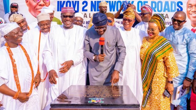 Sanwo-Olu inaugurates 5.9km network of roads in Ikoyi, pledges enhanced economic growth