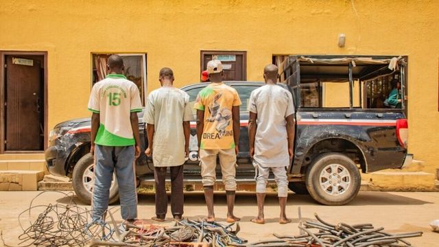 NSCDC arrests four suspected vandals in Abuja