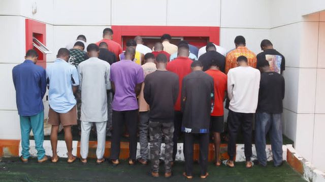 EFCC arrests 28 suspected internet fraudsters in Ilorin