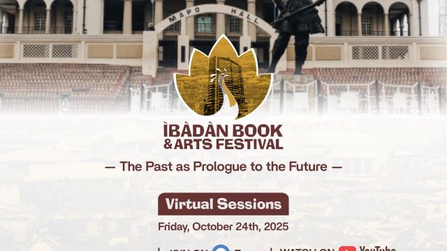 Inaugural Ibadan Book and Arts festival set to hold this weekend